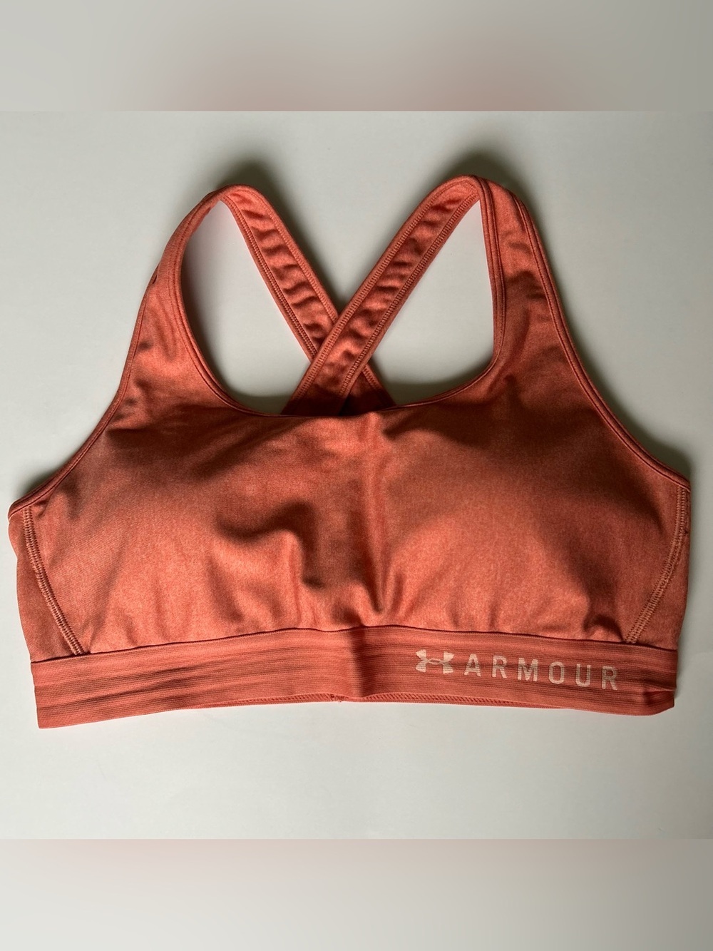 Under Armour Coral Crossback Sports Bra Light Support